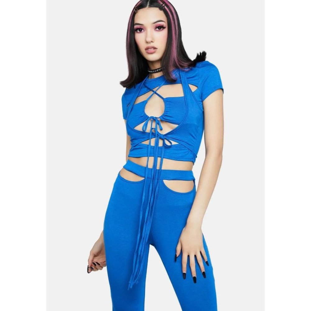 Royal New Flame Pant Set